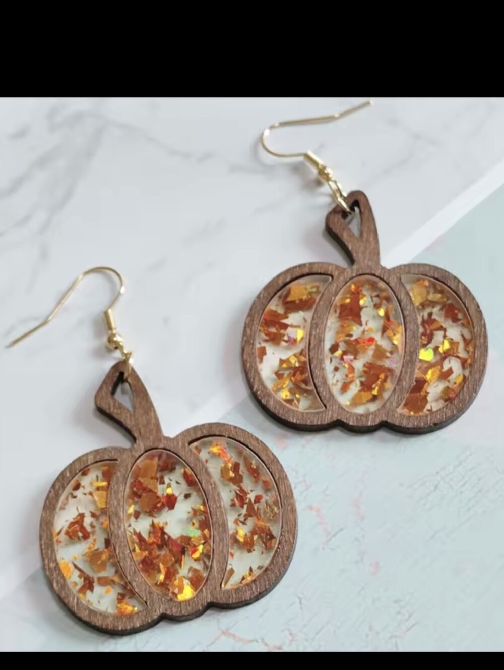 Fall Pumpkin Earrings